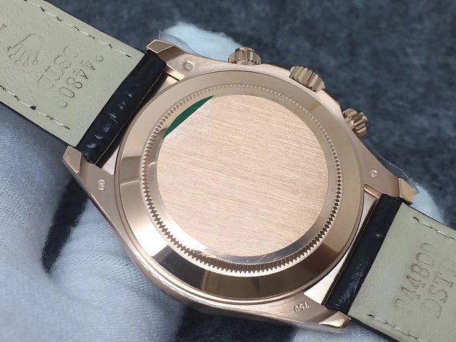 REPLICA ROLEX DAYTONA 116515 ROSE GOLD WATCH WITH SUPER CLONE 4130 MOVEMENT - immagine 16