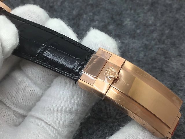 REPLICA ROLEX DAYTONA 116515 ROSE GOLD WATCH WITH SUPER CLONE 4130 MOVEMENT - immagine 17