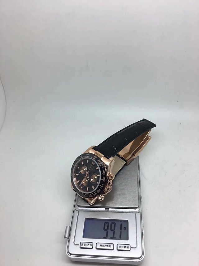 REPLICA ROLEX DAYTONA 116515 ROSE GOLD WATCH WITH SUPER CLONE 4130 MOVEMENT - immagine 19