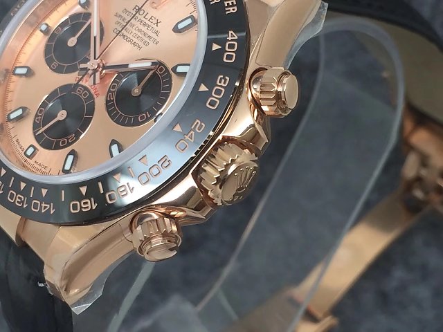REPLICA ROLEX DAYTONA 116515 ROSE GOLD WATCH WITH SUPER CLONE 4130 MOVEMENT - immagine 6