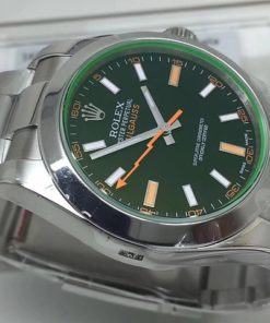 REPLICA ROLEX MILGAUSS 116400GV 904L STEEL CASE WITH SUPER CLONE 3131 MOVEMENT