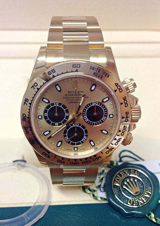 Rolex replica Daytona 116508 Yellow Gold orologio replica - immagine 4