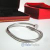 Cartier replica gioiello bracciale juste un clou white gold