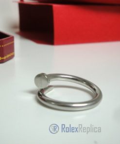 Cartier replica gioiello anello juste un clou white gold