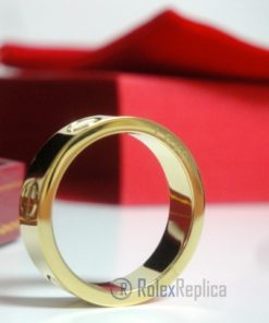 Cartier replica gioiello anello love yellow gold