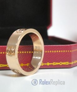 Cartier replica gioiello anello love rose gold