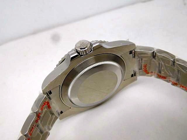rolex replica submariner 116610LV verde hulk orologio 3135 clone movement - immagine 5