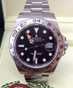 Rolex replica Explorer II 216570 42mm Black Dial clone movement