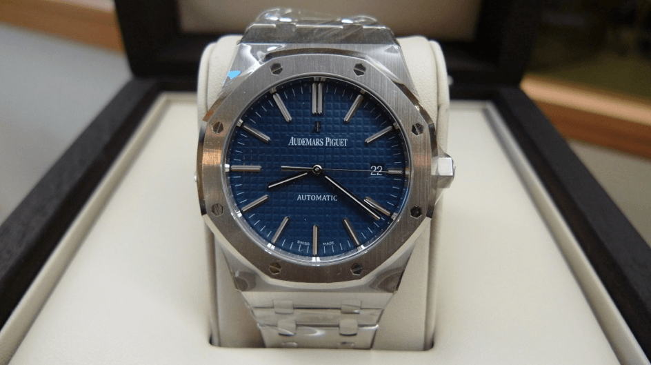 audemars piguet replica royal oak 15202ST jumbo 41mm blue dial