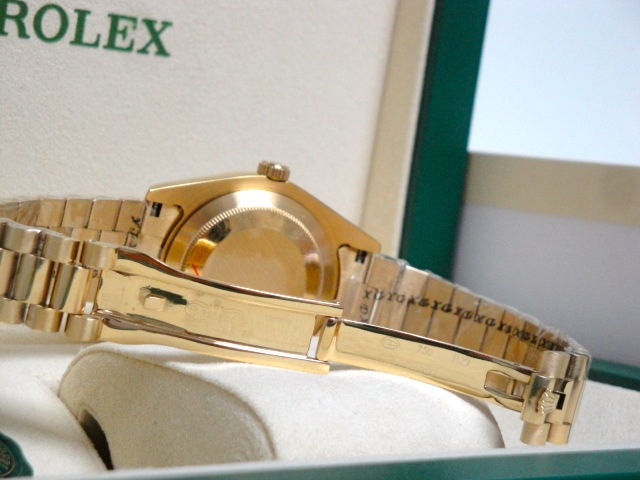 rolex replica day-date SARU brillantine yellow gold orologio replica - immagine 16