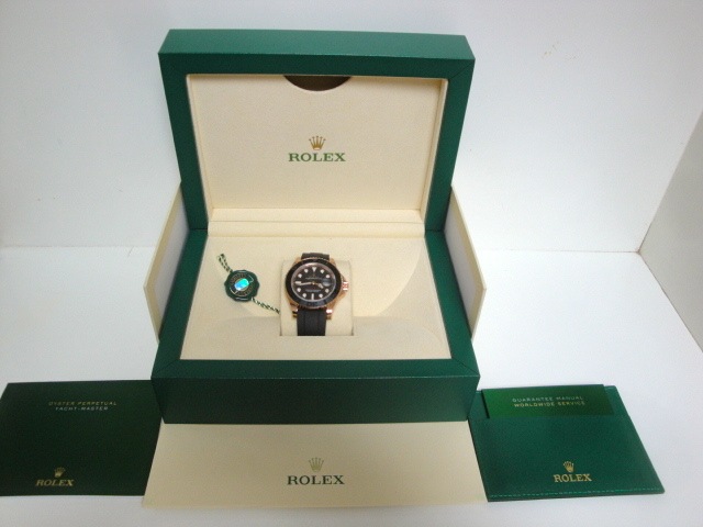rolex replica yacht master I 116655 oysterflex clone movement 3135 - immagine 2