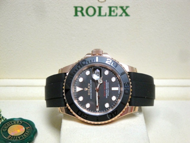 rolex replica yacht master I 116655 oysterflex clone movement 3135