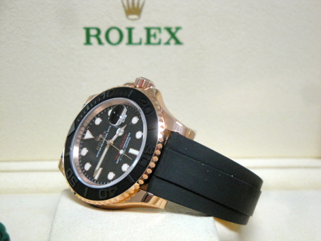 rolex replica yacht master I 116655 oysterflex clone movement 3135 - immagine 14