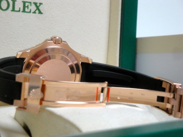 rolex replica yacht master I 116655 oysterflex clone movement 3135 - immagine 19