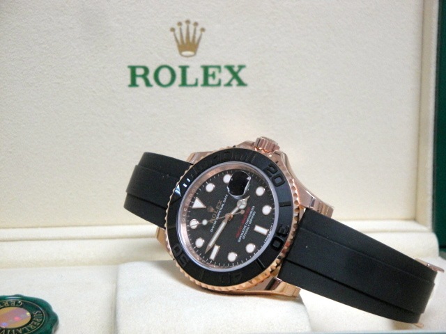 rolex replica yacht master I 116655 oysterflex clone movement 3135 - immagine 23