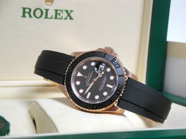 rolex replica yacht master I 116655 oysterflex clone movement 3135 - immagine 24