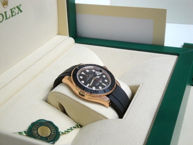 rolex replica yacht master I 116655 oysterflex clone movement 3135 - immagine 4