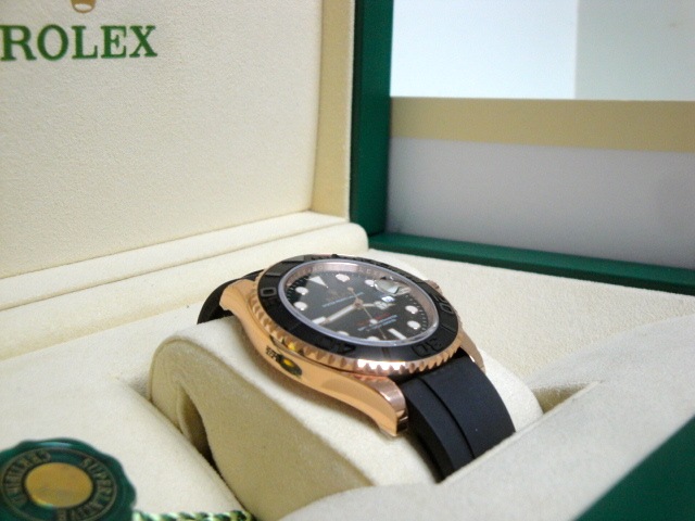 rolex replica yacht master I 116655 oysterflex clone movement 3135 - immagine 5