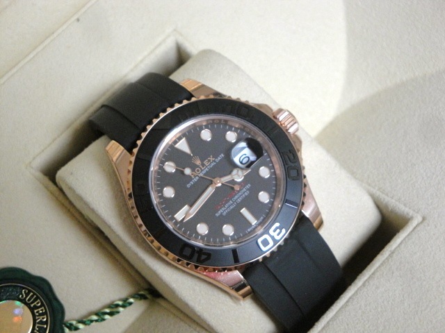 rolex replica yacht master I 116655 oysterflex clone movement 3135 - immagine 7