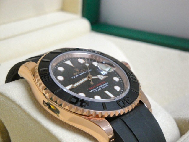 rolex replica yacht master I 116655 oysterflex clone movement 3135 - immagine 8