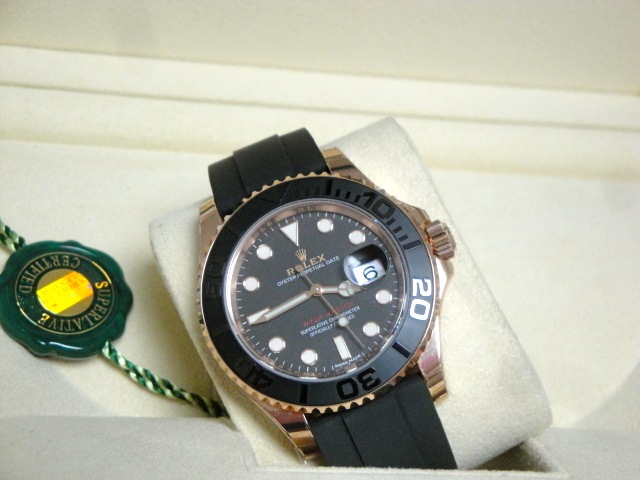 rolex replica yacht master I 116655 oysterflex clone movement 3135 - immagine 9