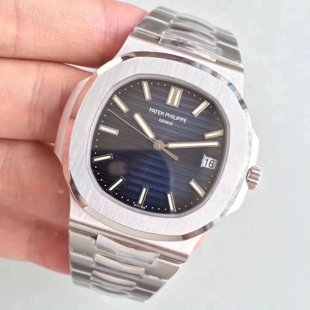 patek philippe replica nautilus 5711 blue dial clone movement 324 SC - immagine 3