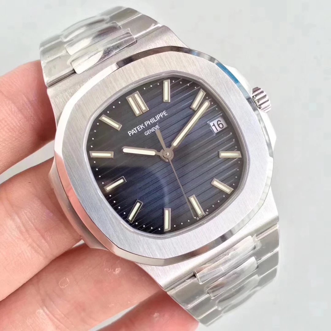patek philippe replica nautilus 5711 blue dial clone movement 324 SC - immagine 4