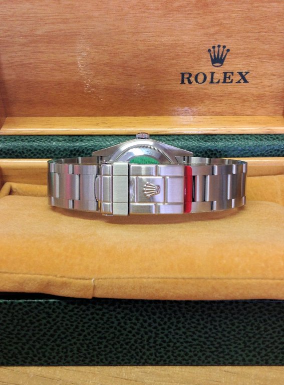 Rolex replica Explorer I 114270 36mm Black Dial - immagine 7