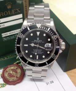 Rolex replica Submariner Date 16610LN Engraved Rehaut classic