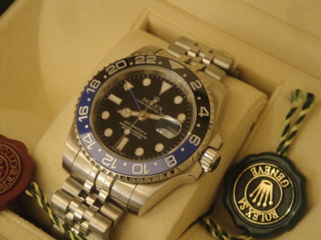 Rolex replica GMT-Master II "Batman" 126710BLNR