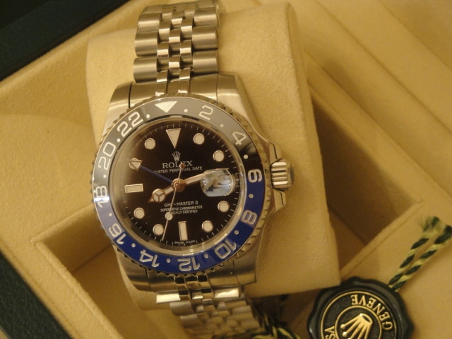 Rolex replica GMT-Master II "Batman" 126710BLNR - immagine 9
