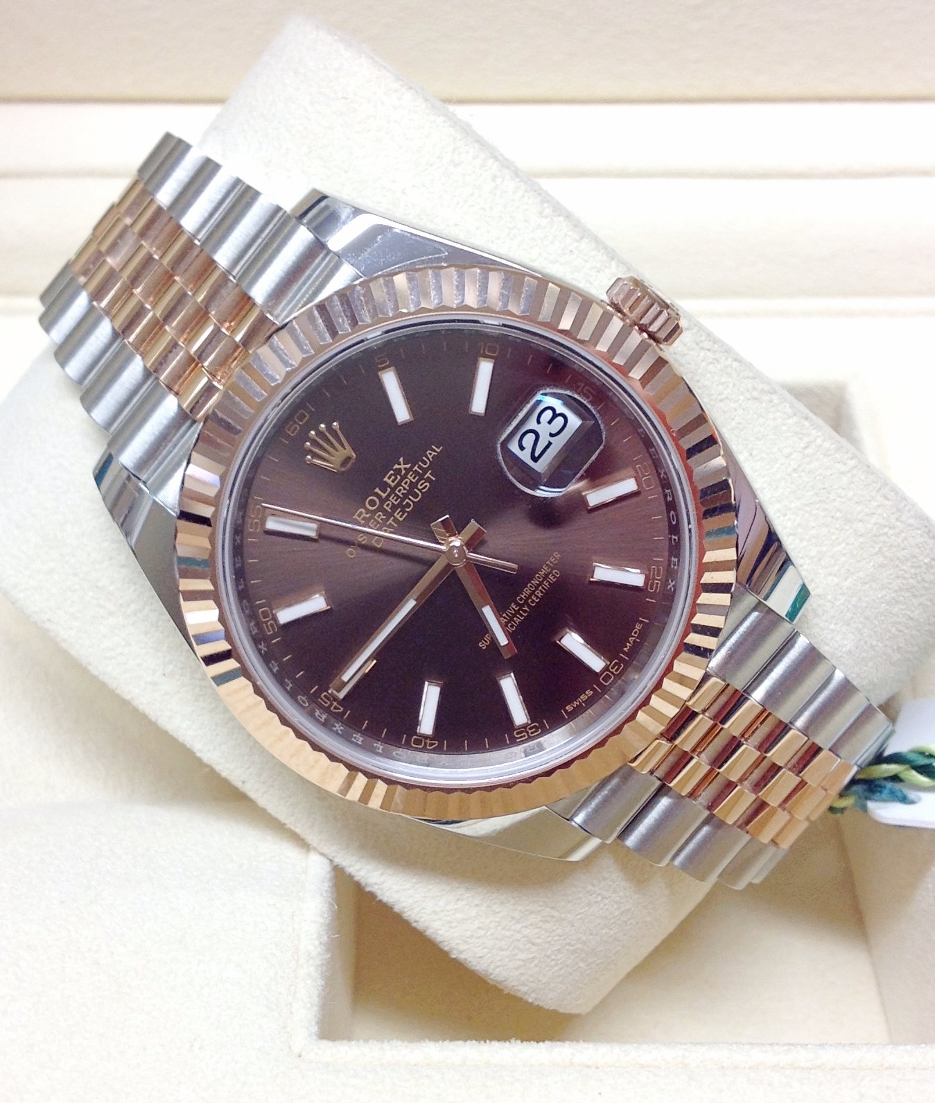 Rolex replica Datejust 41mm 126331 Bi-Colour clone movement - immagine 5