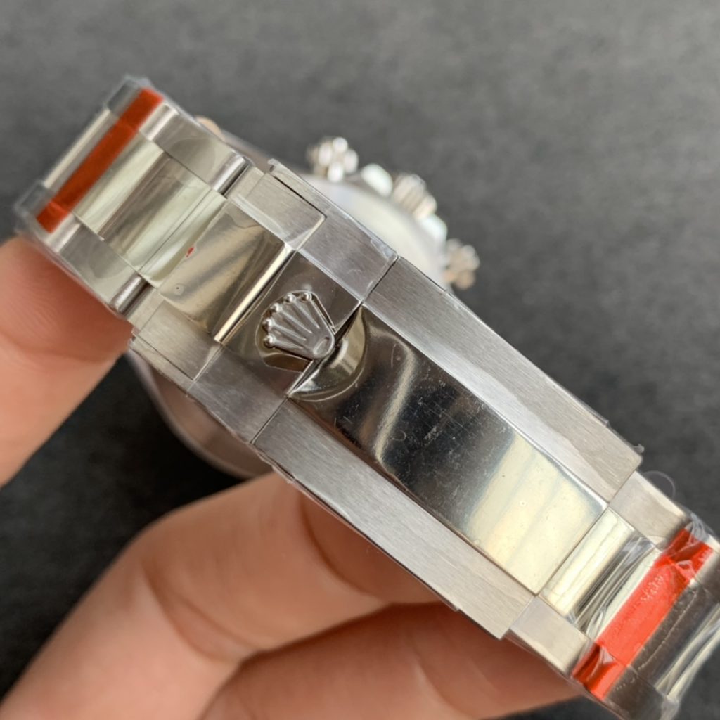 ROLEX REPLICA DAYTONA 116500 BLACK DIAL CLONE MOVEMENT 4130 - immagine 6
