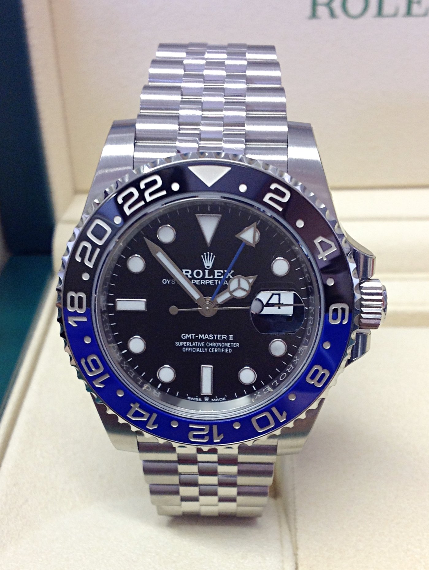 Rolex replica GMT Master II 126710BLNR Batman 3285 clone movement