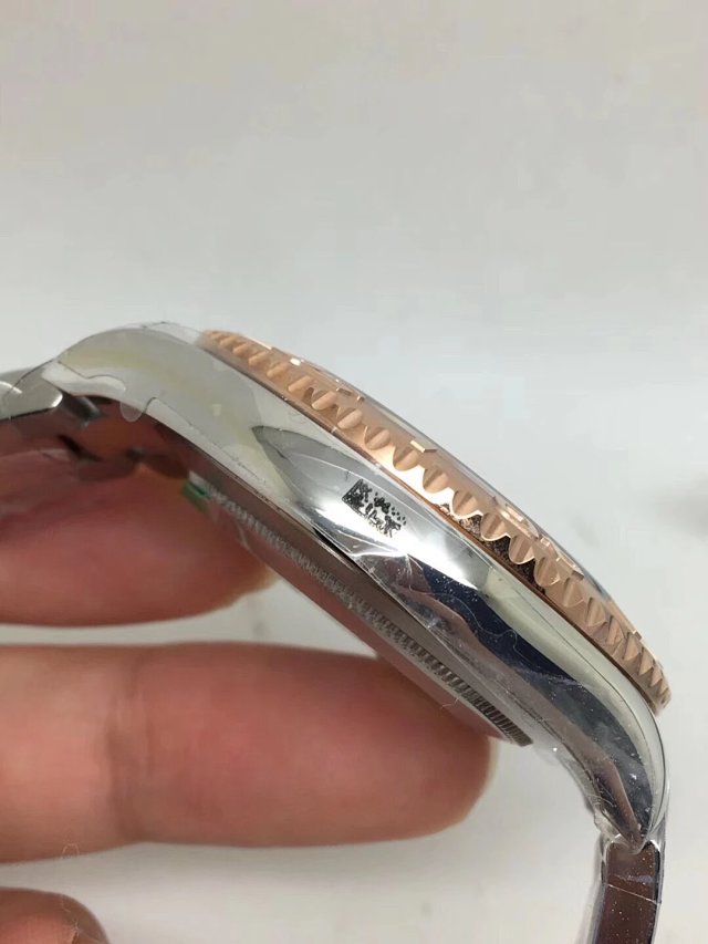 REPLICA ROLEX YACHTMASTER 40MM 126621 TWO TONE BROWN DIAL CLONE MOVEMENT - immagine 6