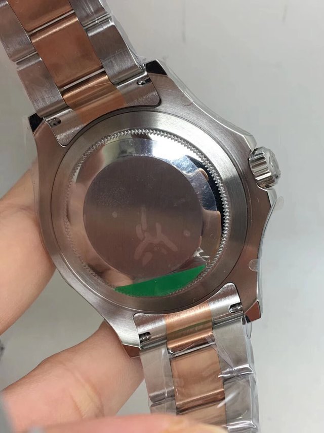 REPLICA ROLEX YACHTMASTER 40MM 126621 TWO TONE BROWN DIAL CLONE MOVEMENT - immagine 7