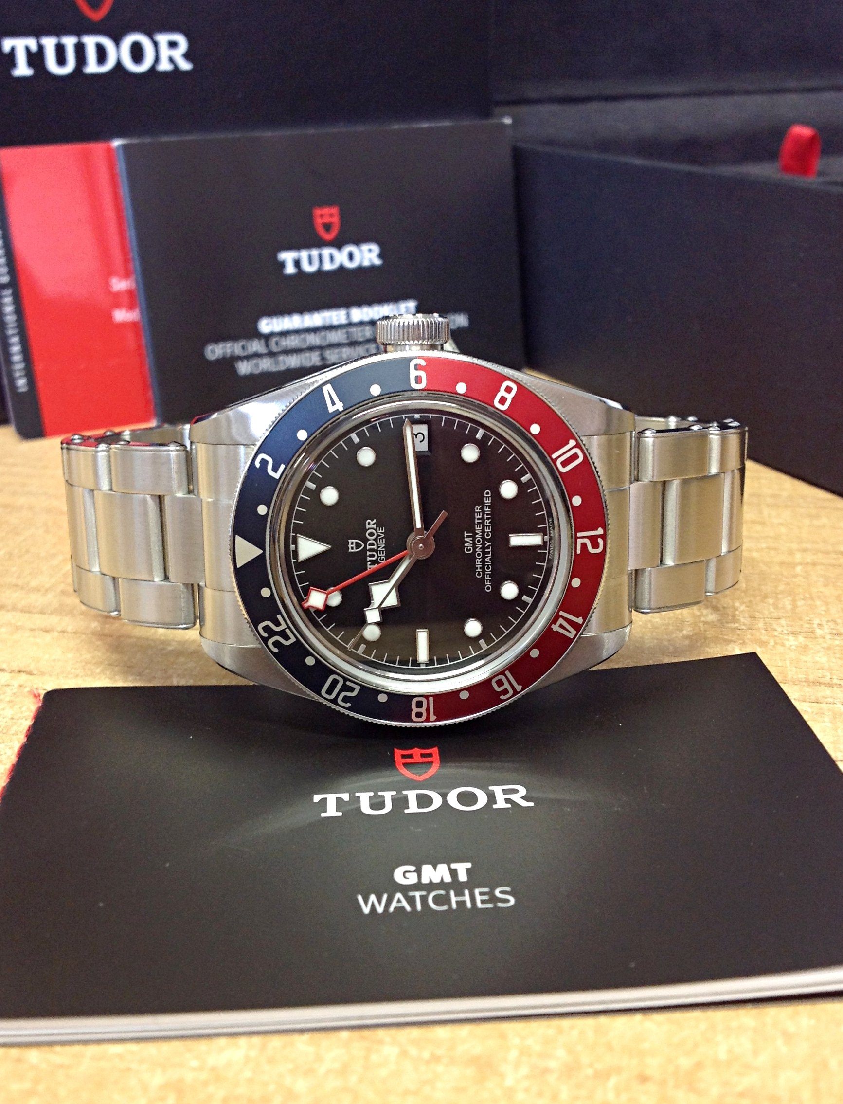 Tudor replica Heritage Black Bay GMT 79830RB Pepsi - immagine 8