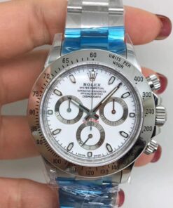 ROLEX REPLICA DAYTONA 116520 WHITE DIAL CLONE MOVEMENT 4130