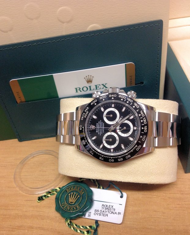 ROLEX REPLICA DAYTONA 116500 BLACK DIAL CLONE MOVEMENT 4130 - immagine 4