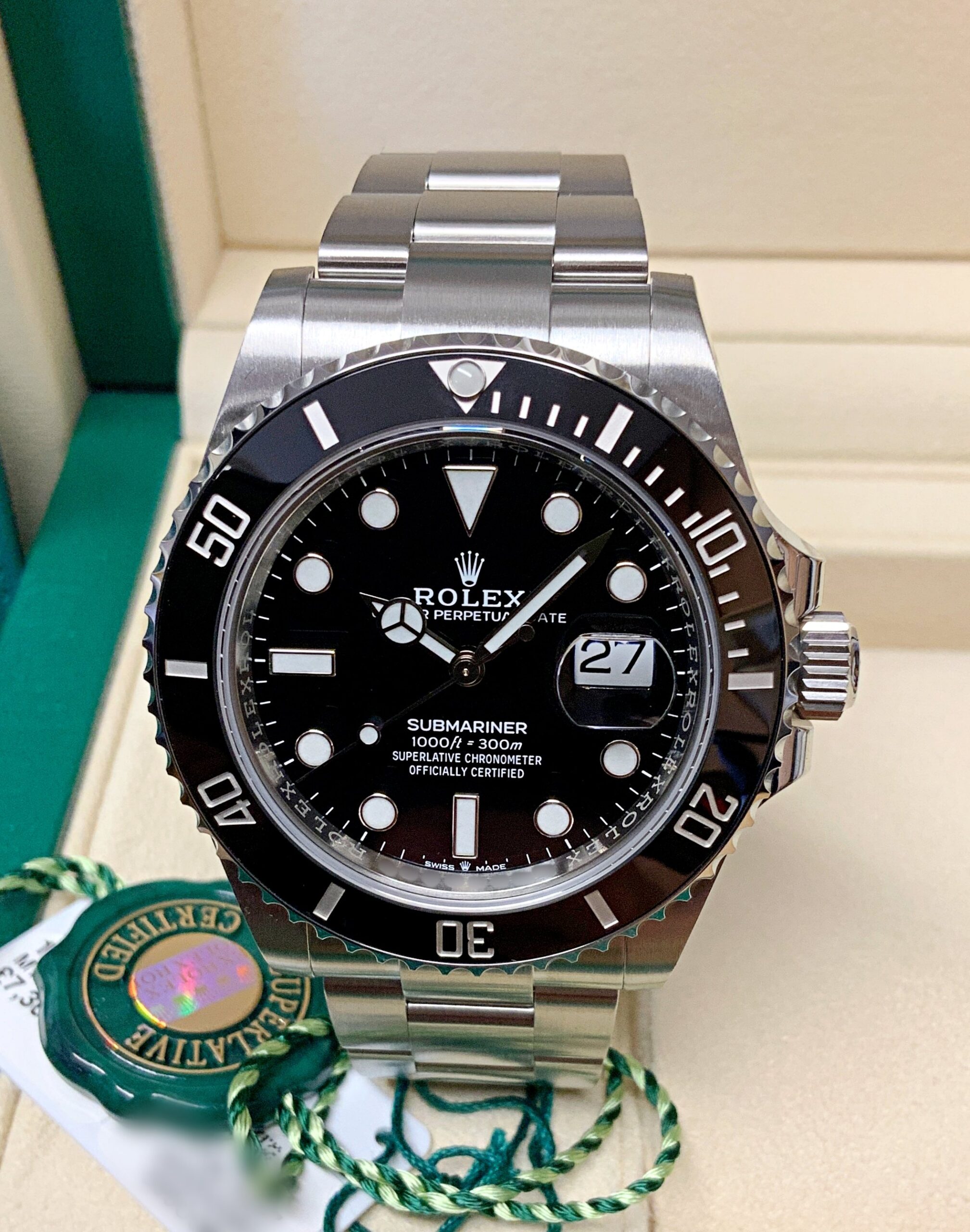Rolex replica submariner black dial 126610 LN V6S super copy 3235 clone movement - immagine 5