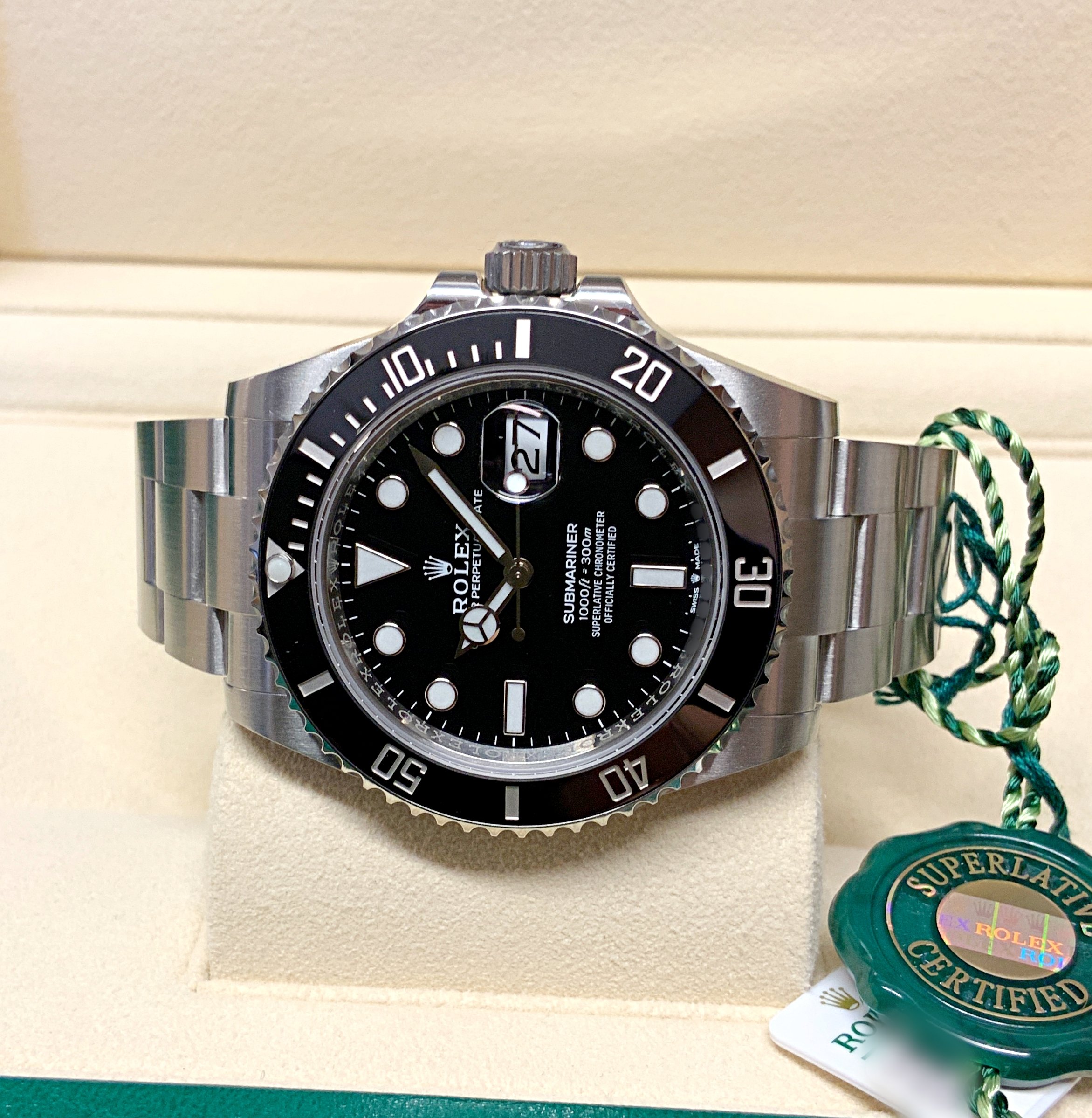 Rolex replica submariner black dial 126610 LN V6S super copy 3235 clone movement - immagine 2