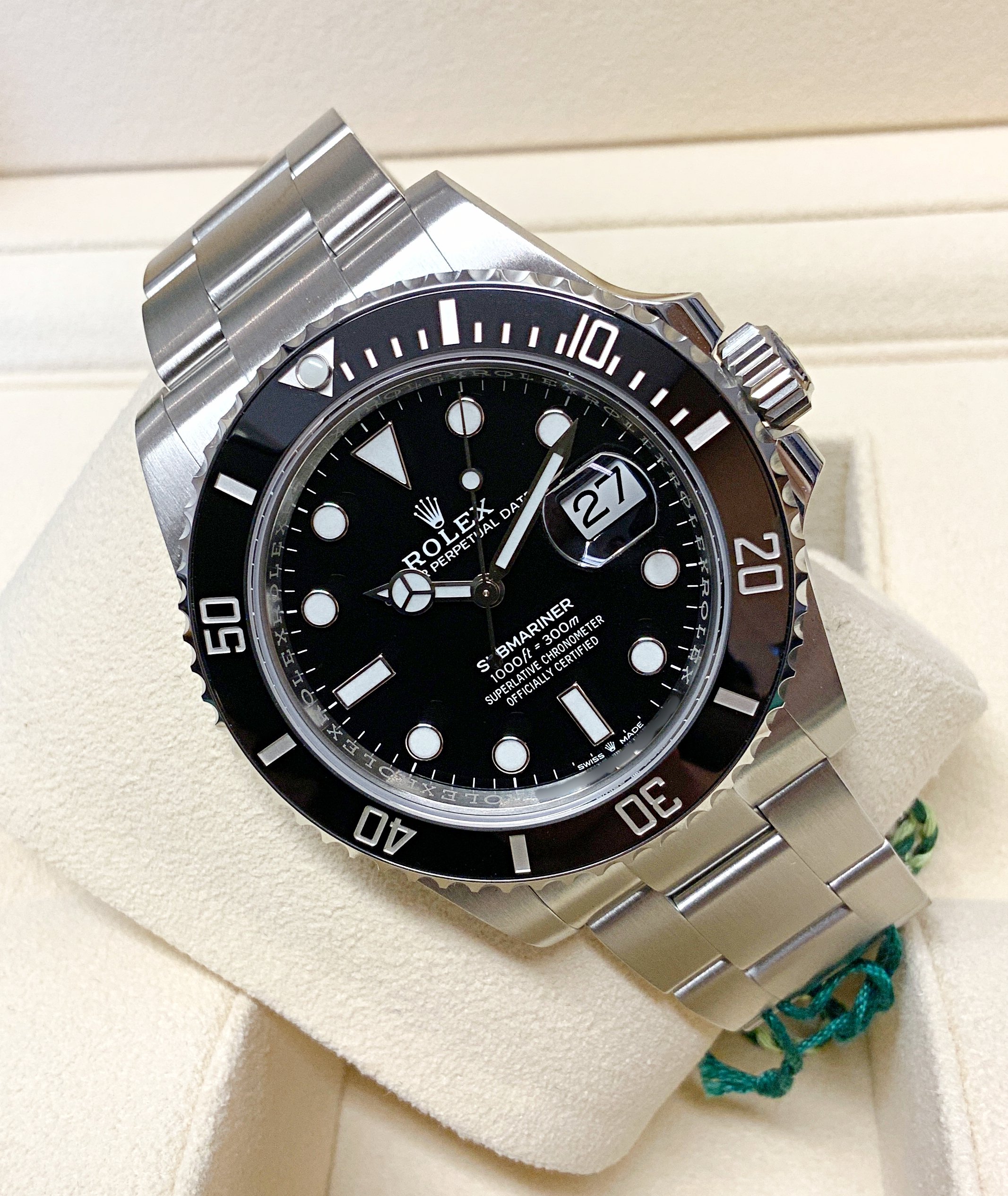 Rolex replica submariner black dial 126610 LN V6S super copy 3235 clone movement - immagine 6