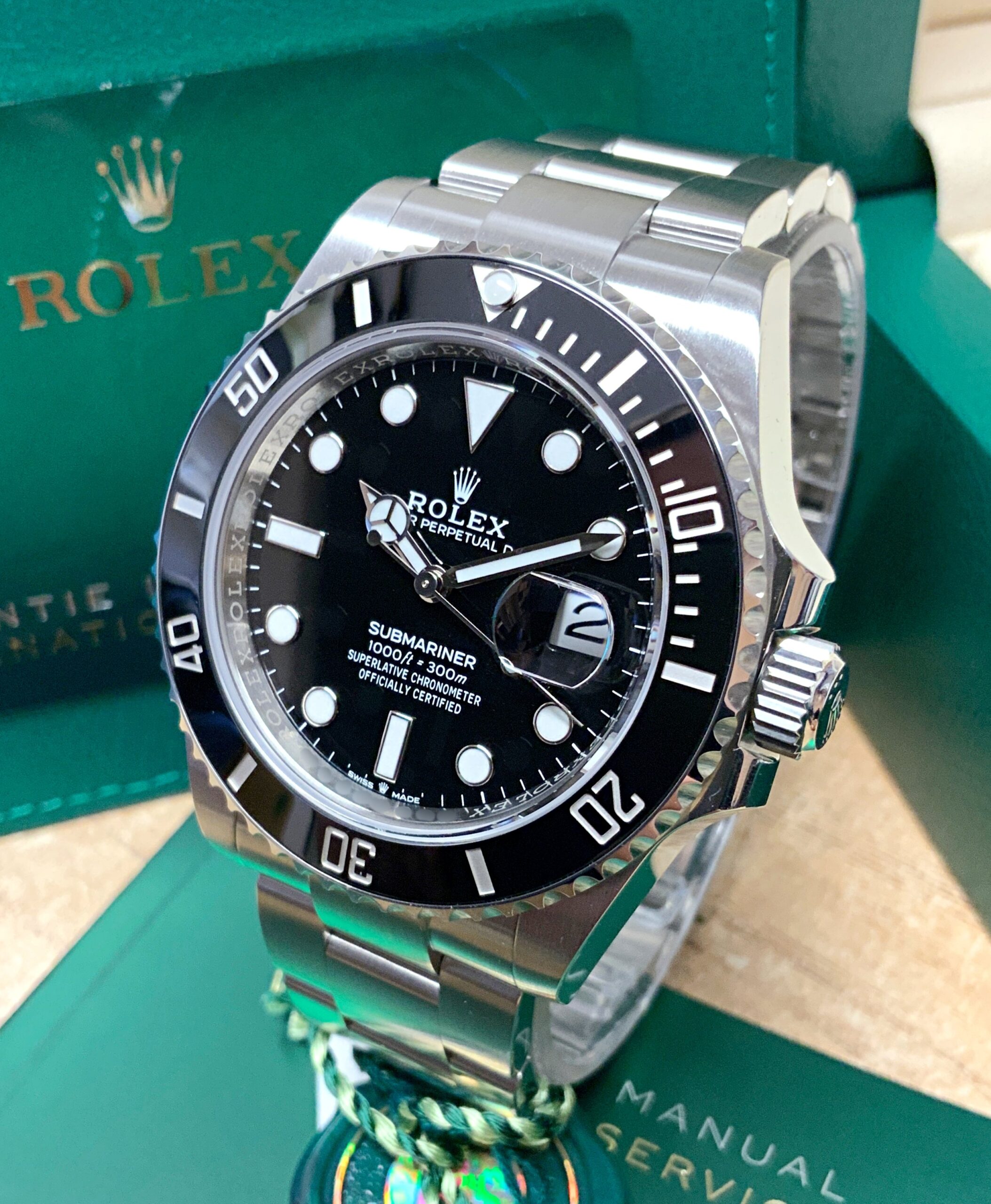 Rolex replica submariner black dial 126610 LN V6S super copy 3235 clone movement - immagine 7
