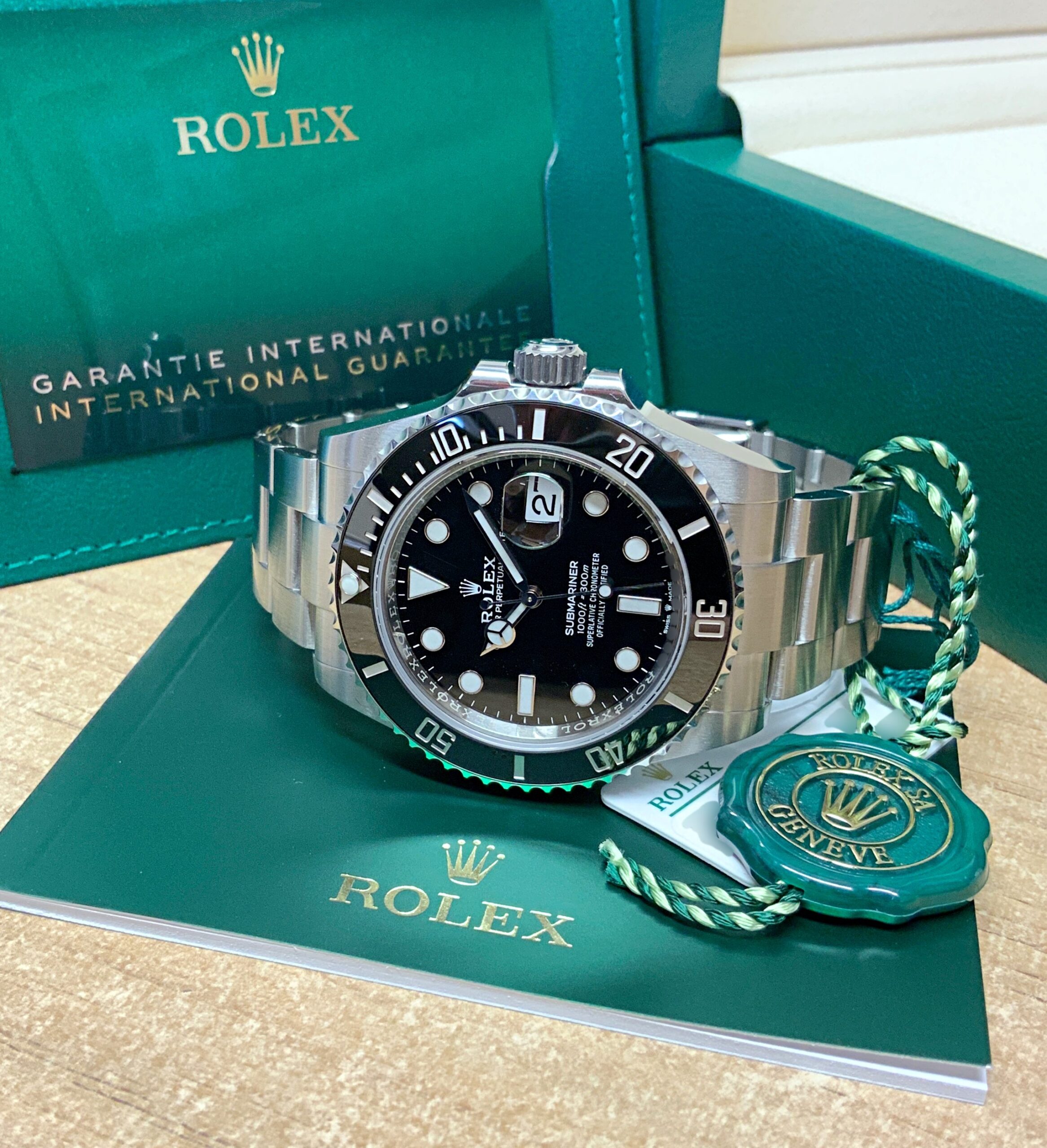 Rolex replica submariner black dial 126610 LN V6S super copy 3235 clone movement - immagine 8