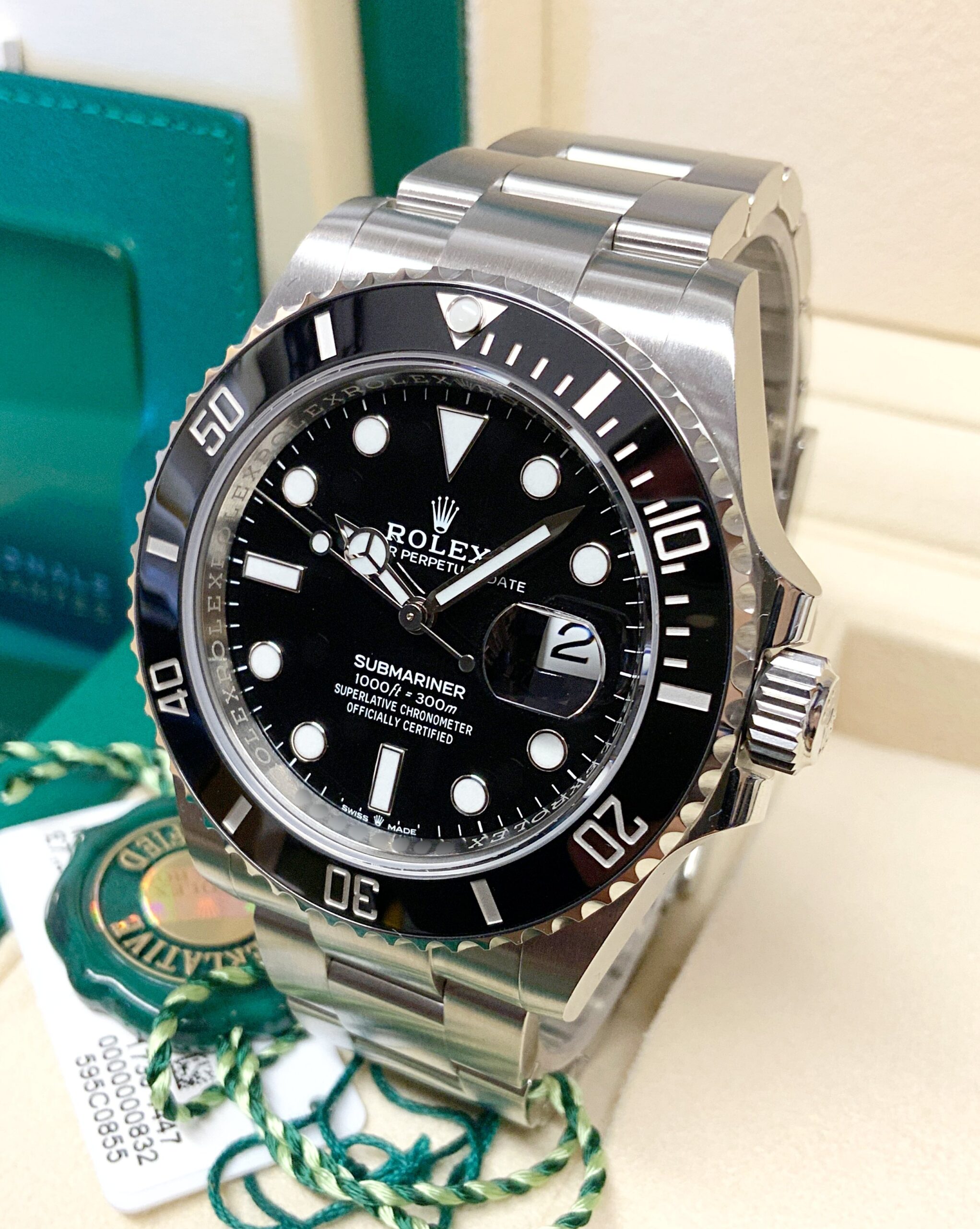Rolex replica submariner black dial 126610 LN V6S super copy 3235 clone movement - immagine 9