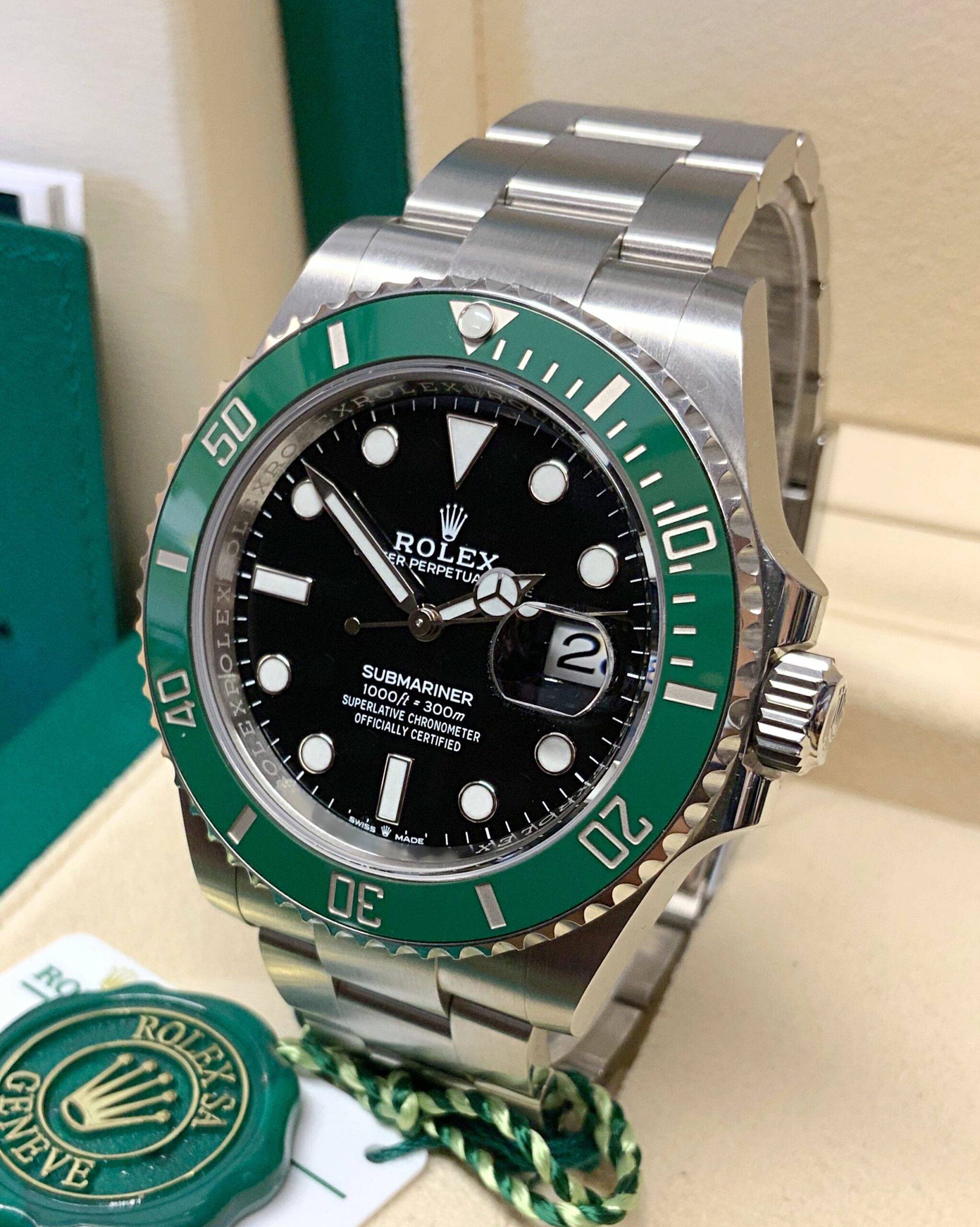 Rolex replica submariner kermit 126610LV - immagine 7