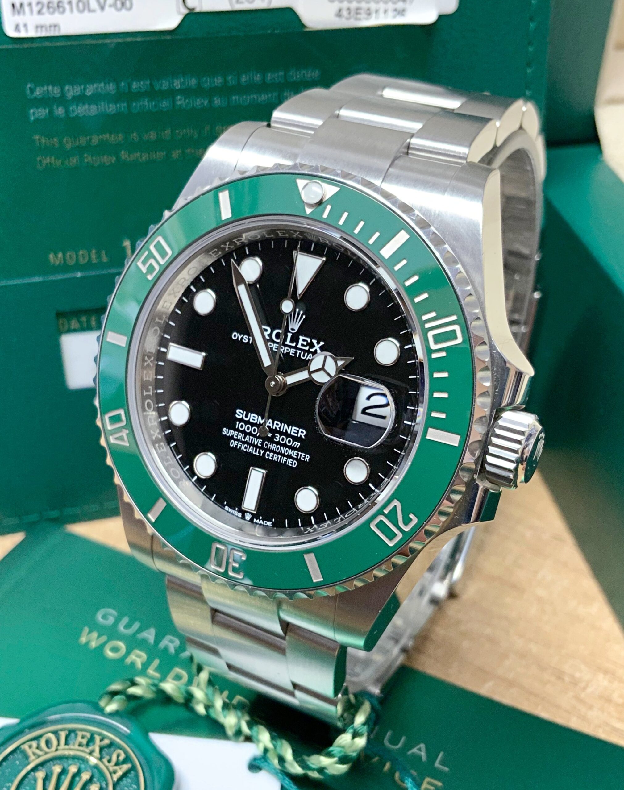 Rolex replica submariner kermit 126610LV - immagine 8
