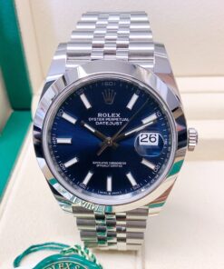 Rolex replica datejust 41 126300 blue dial orologio replica copia