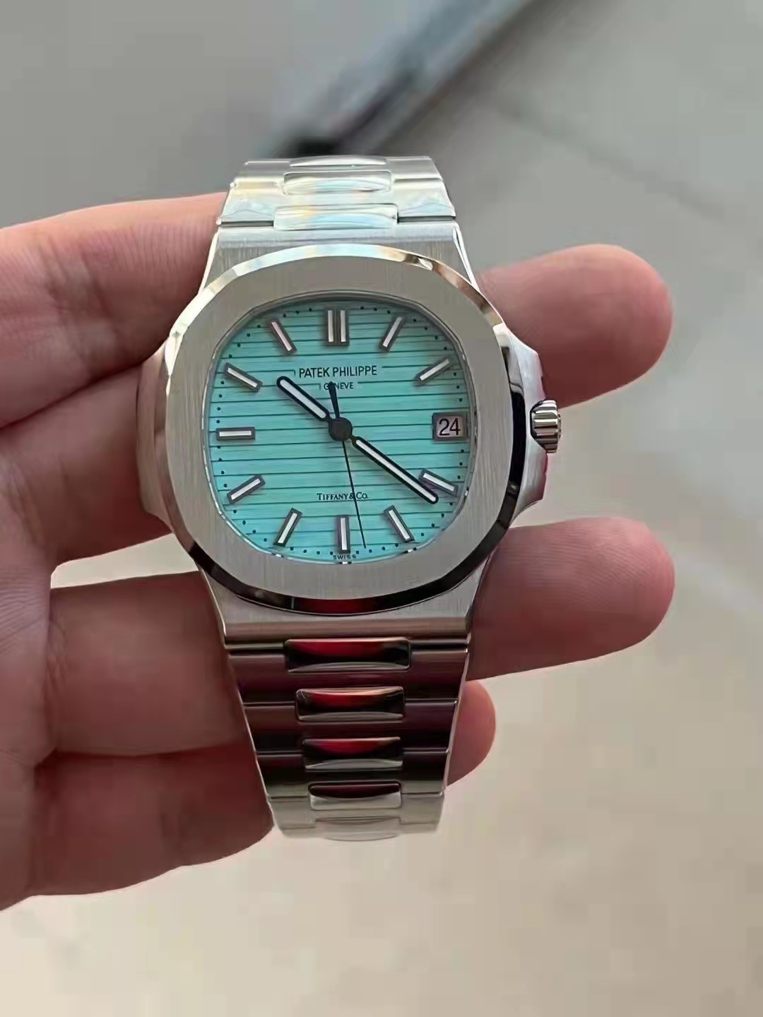 patek philippe replica nautilus 5711 tiffany dial special edition 170th anniversary