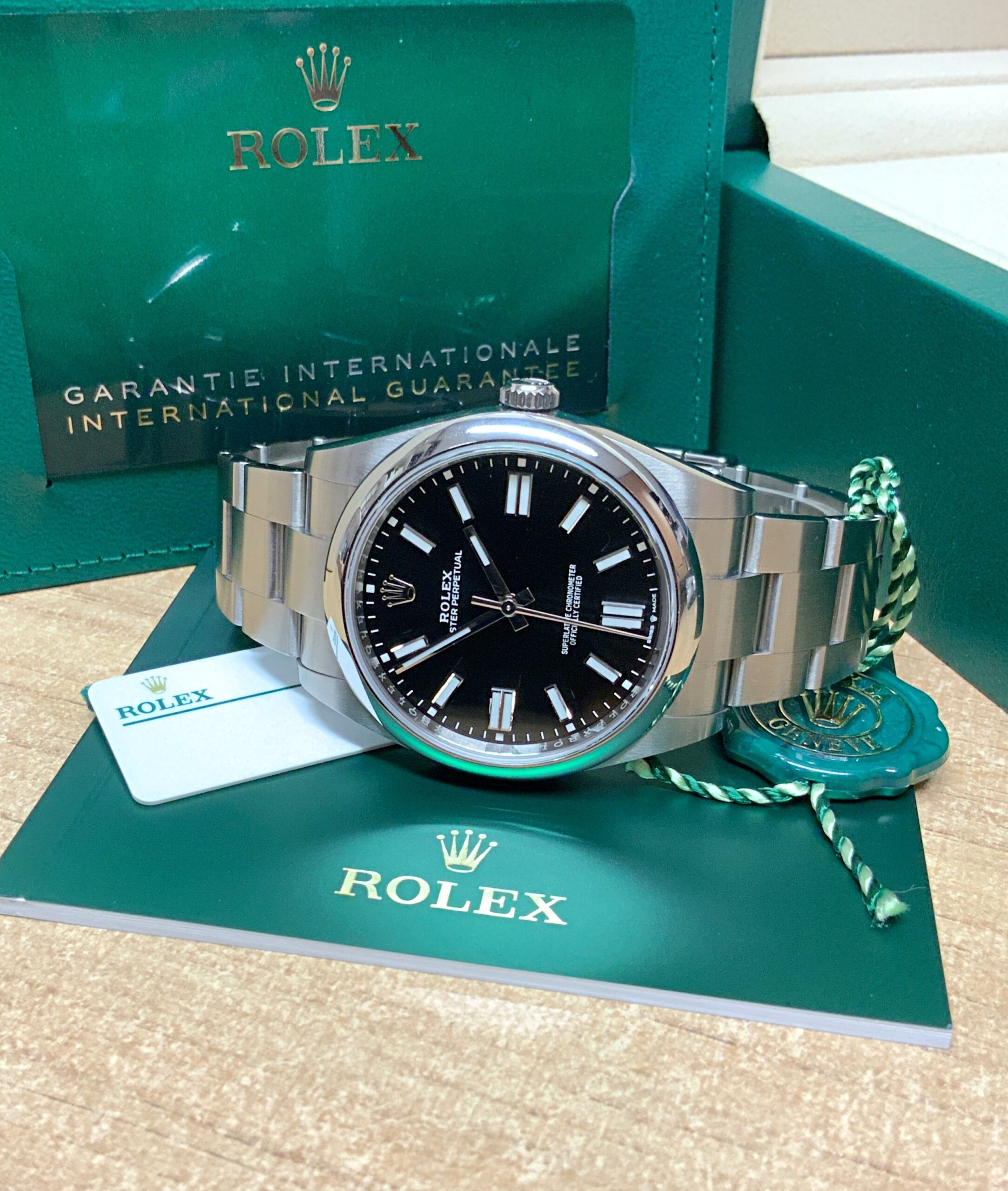 Rolex replica Oyster Perpetual 41 124300 Black Dial - immagine 7